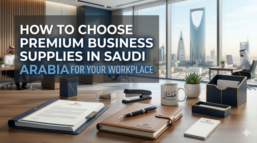 Premium Business Supplies in Saudi Arabia-Office Care Trading Est